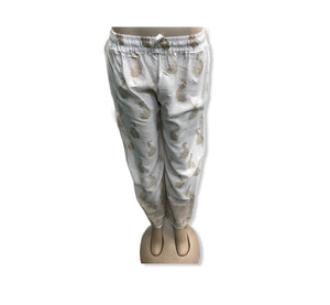 Peacock Print Pants