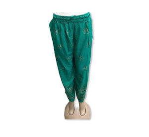 Peacock Print Pants