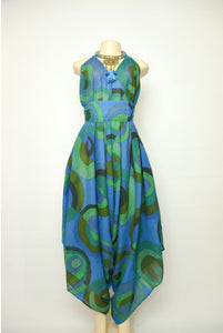 Circle Patterned Jumpsuits
