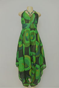 Circle Patterned Jumpsuits