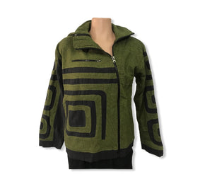 Side-Zipper Mens Jacket