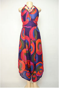 Circle Patterned Jumpsuits