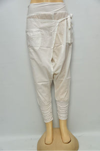 Side-Tie Harem Pants